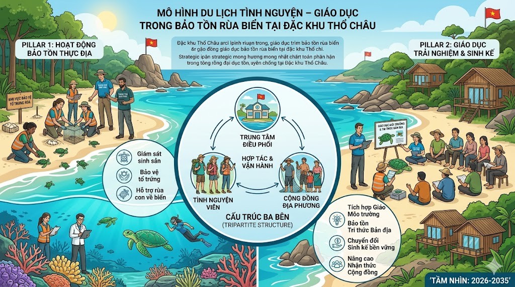 PHÁT TRIỂN DU LỊCH XANH BỀN VỮNG ĐẶC KHU THỔ CHÂU  GẮN VỚI BẢO TỒN BIỂN VÀ CHỦ QUYỀN QUỐC GIA (2026–2035)