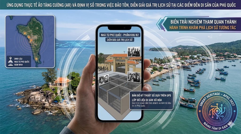 ỨNG DỤNG THỰC TẾ ẢO TĂNG CƯỜNG (AR) VÀ ĐỊNH VỊ SỐ TRONG VIỆC BẢO TỒN, DIỄN GIẢI GIÁ TRỊ LỊCH SỬ TẠI CÁC ĐIỂM ĐẾN DI SẢN CỦA PHÚ QUỐC